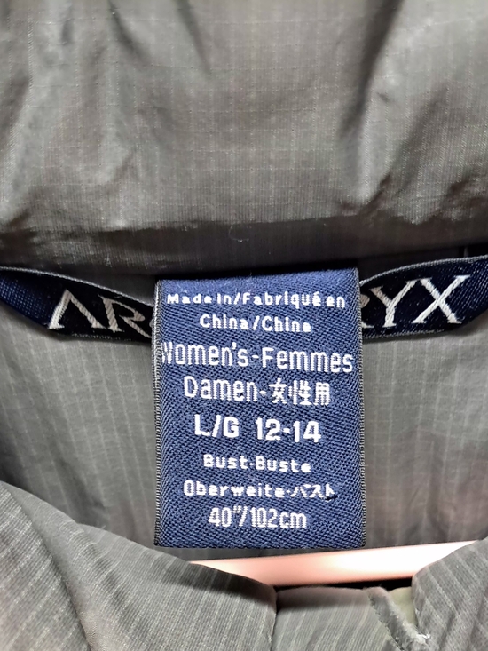 Arc'teryx Mixed-Media Puffer Jacket With Avalanche Rescue System Size L - Picture 7 of 8